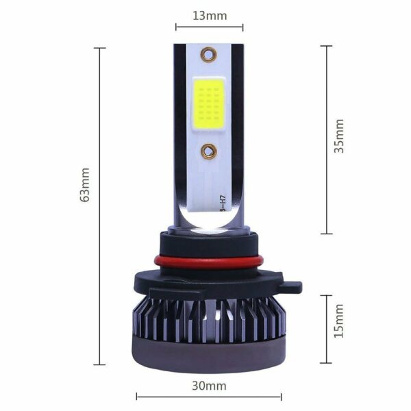 Mini Ultra-light Super Blue 9005 HB3 LED Headlight Bulbs Conversion Kit 8000K 2x - Image 10